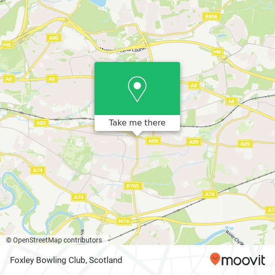 Foxley Bowling Club map