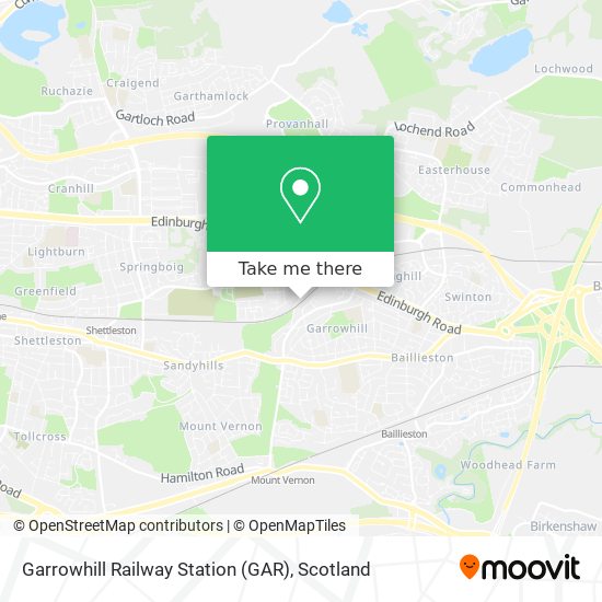 Garrowhill Railway Station (GAR) map