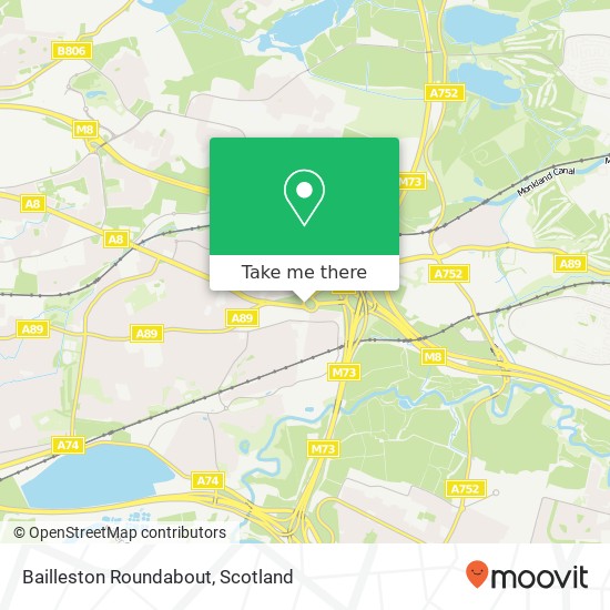 Bailleston Roundabout map