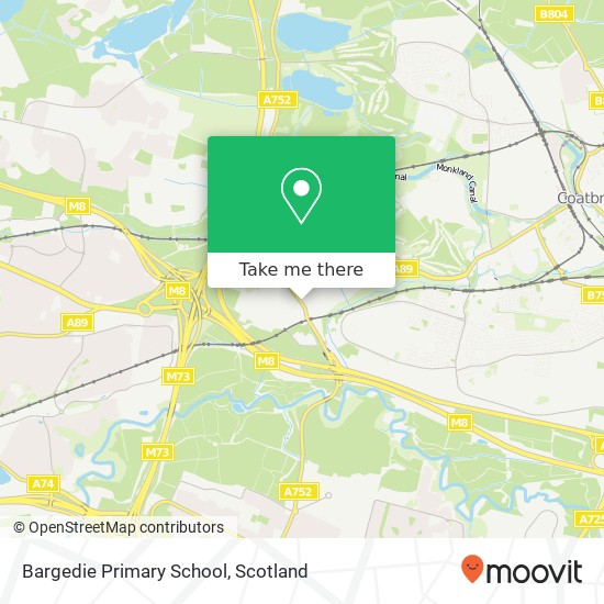 Bargedie Primary School map