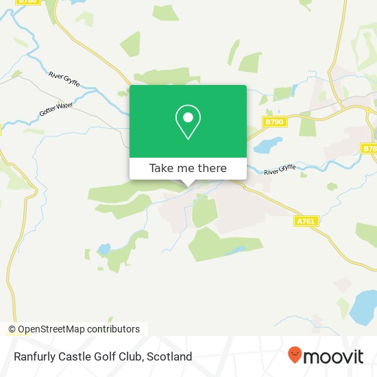 Ranfurly Castle Golf Club map