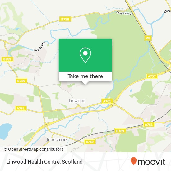 Linwood Health Centre map