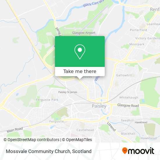 Mossvale Community Church map
