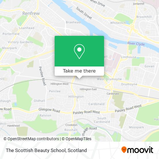 The Scottish Beauty School map