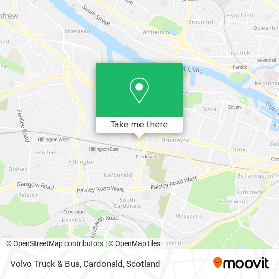 Volvo Truck & Bus, Cardonald map