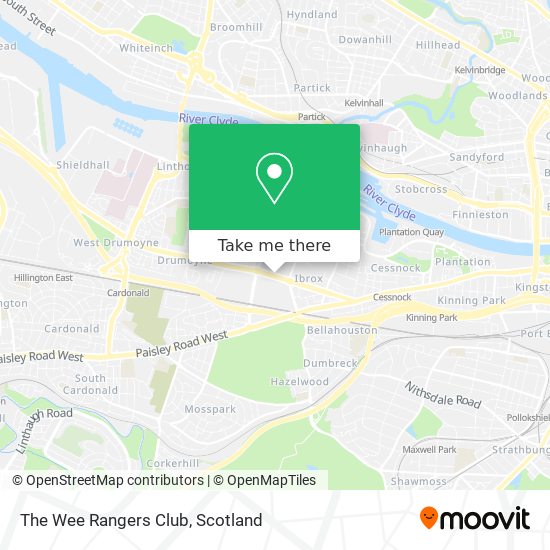 The Wee Rangers Club map