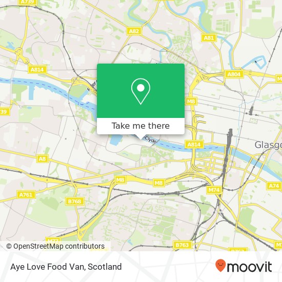 Aye Love Food Van map