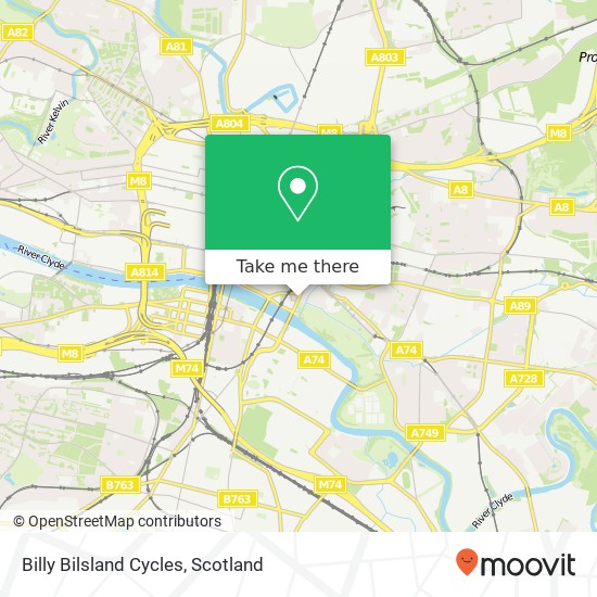 Billy Bilsland Cycles map