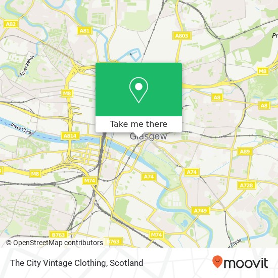 The City Vintage Clothing map