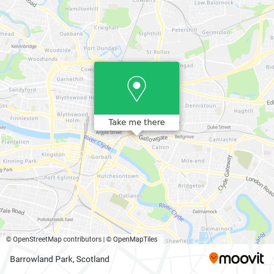 Barrowland Park map