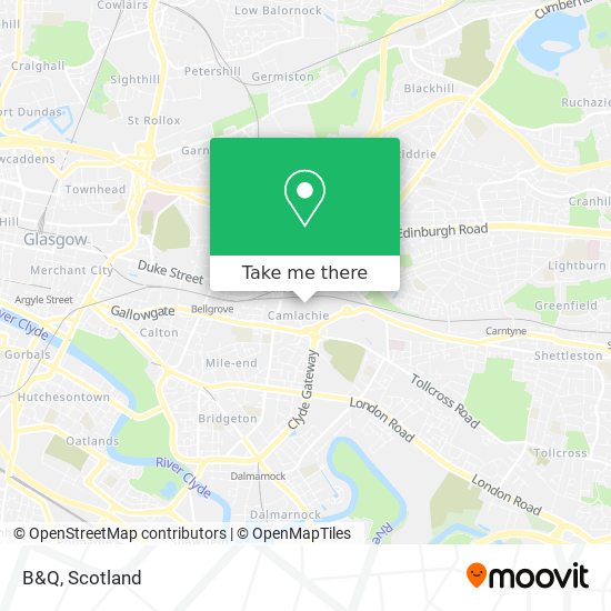 B&Q map