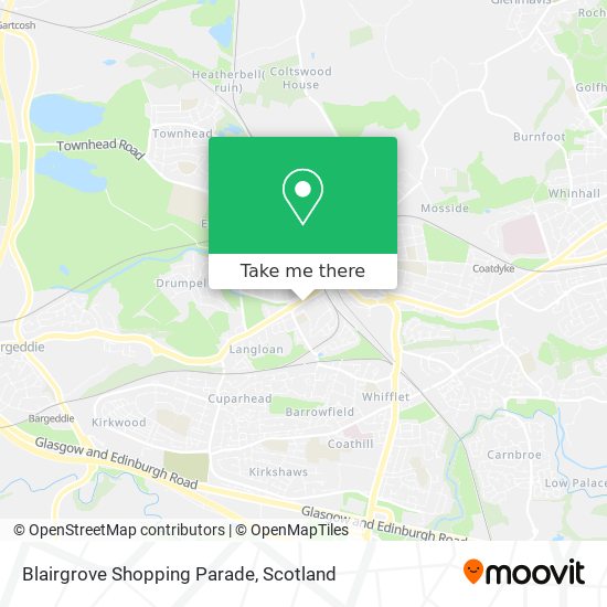 Blairgrove Shopping Parade map