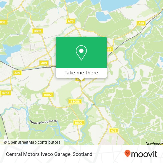 Central Motors Iveco Garage map