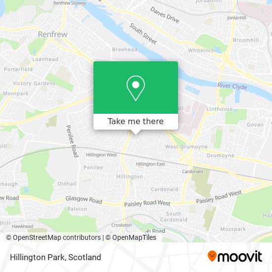 Hillington Park map