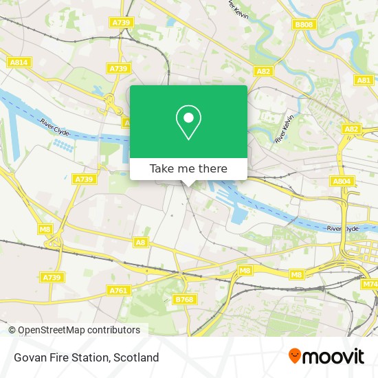 Govan Fire Station map