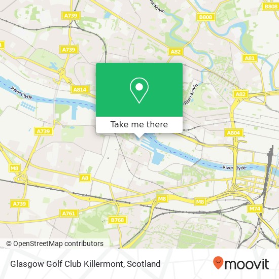 Glasgow Golf Club Killermont map