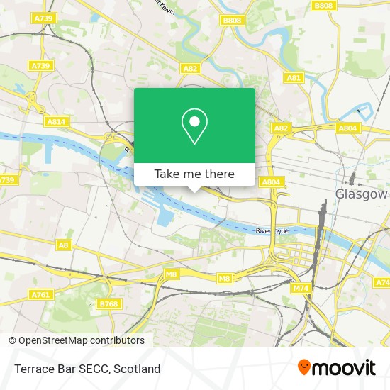 Terrace Bar SECC map