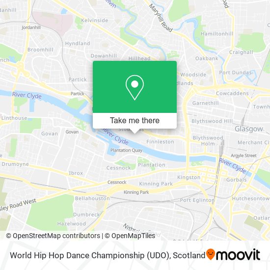 World Hip Hop Dance Championship (UDO) map