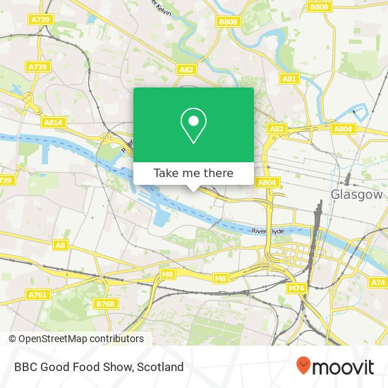 BBC Good Food Show map