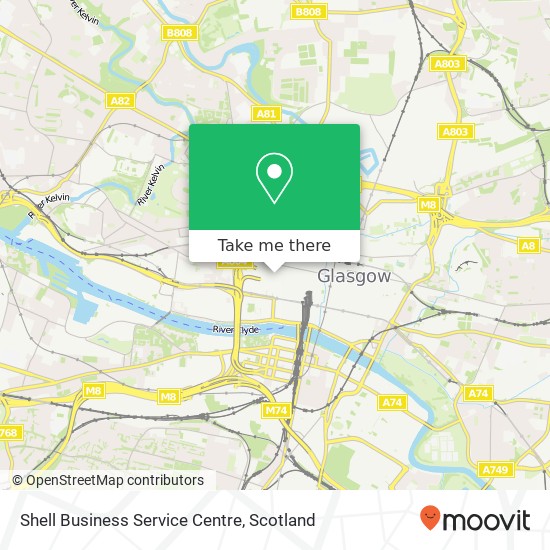 Shell Business Service Centre map