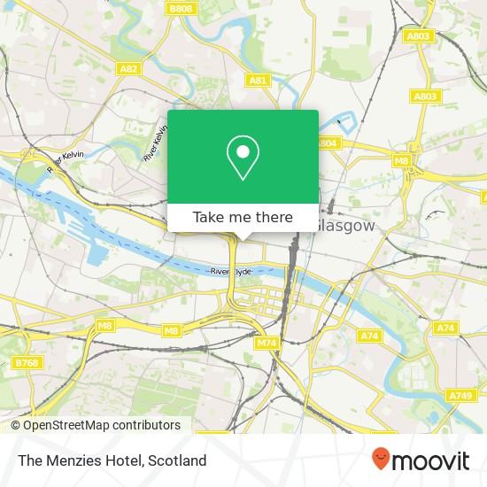 The Menzies Hotel map