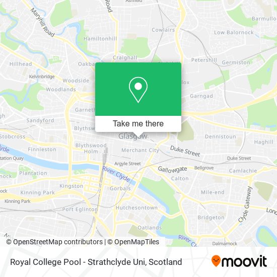 Royal College Pool - Strathclyde Uni map
