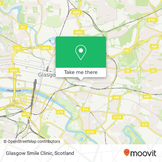 Glasgow Smile Clinic map