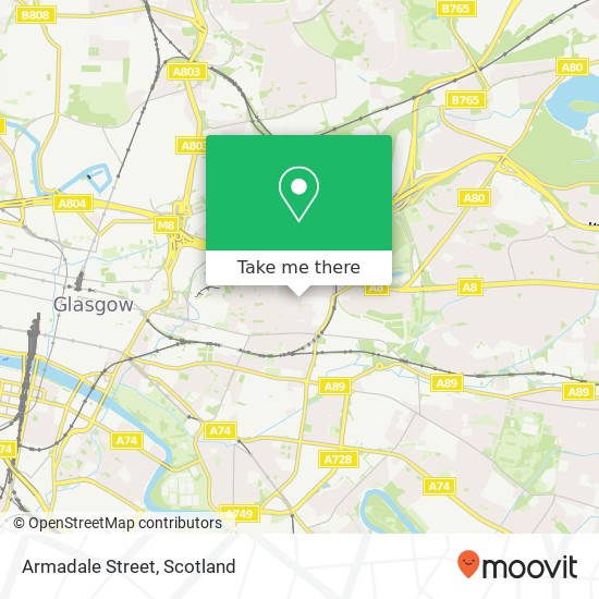 Armadale Street map