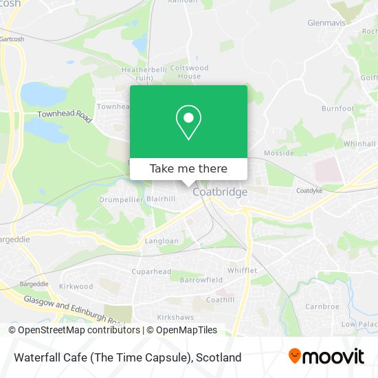 Waterfall Cafe (The Time Capsule) map