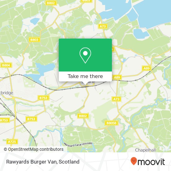 Rawyards Burger Van map