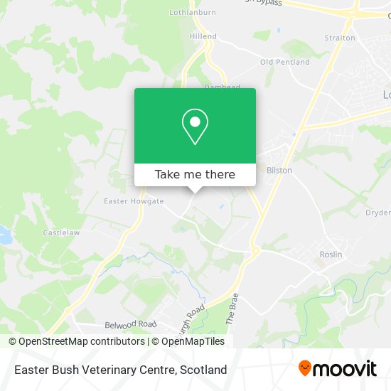 Easter Bush Veterinary Centre map