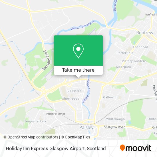 Holiday Inn Express Glasgow Airport map