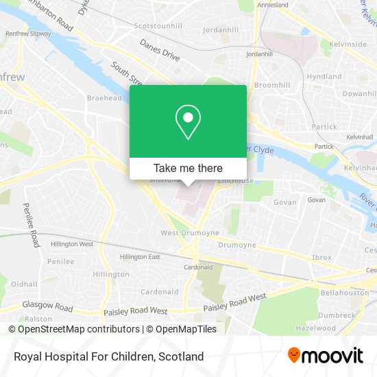 Royal Hospital For Children map