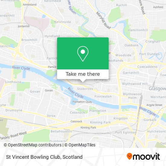 St Vincent Bowling Club map