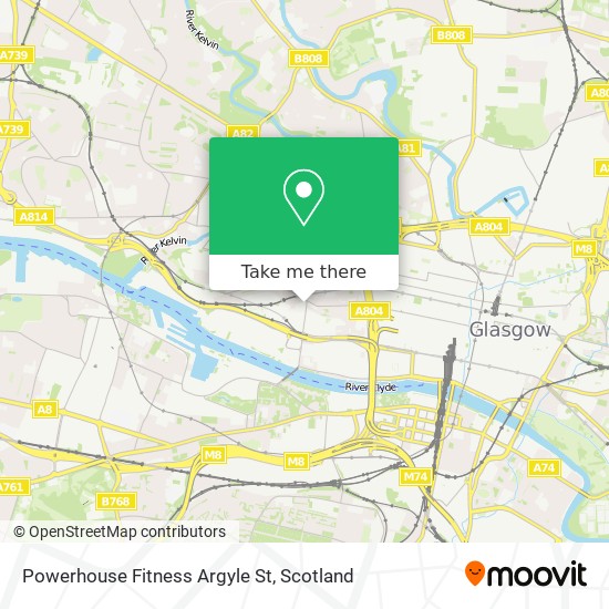 Powerhouse Fitness Argyle St map