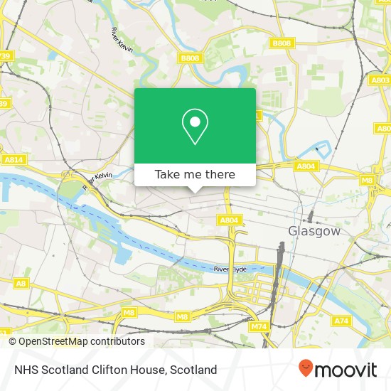 NHS	Scotland Clifton House map