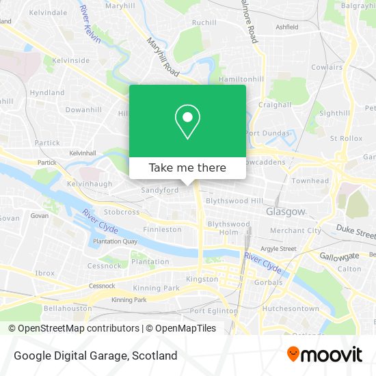 Google Digital Garage map