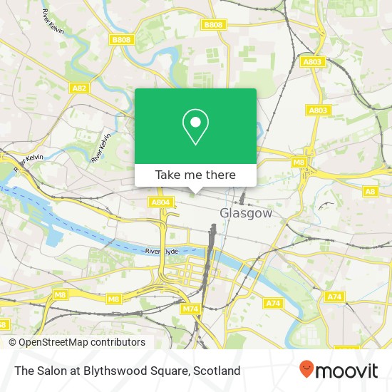 The Salon at Blythswood Square map