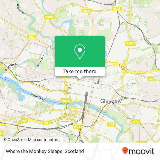 Where the Monkey Sleeps map