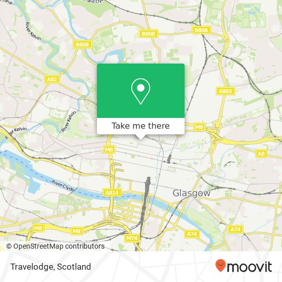 Travelodge map