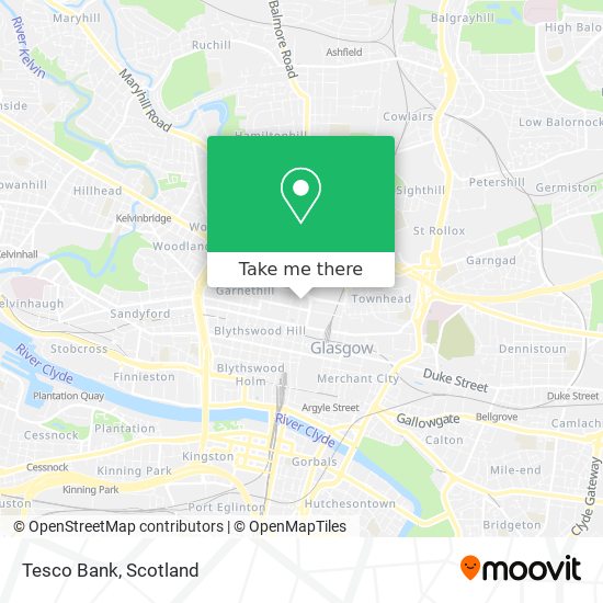 Tesco Bank map