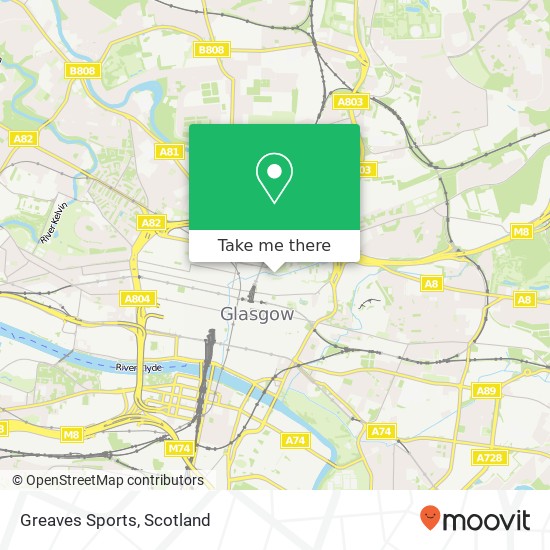 Greaves Sports map