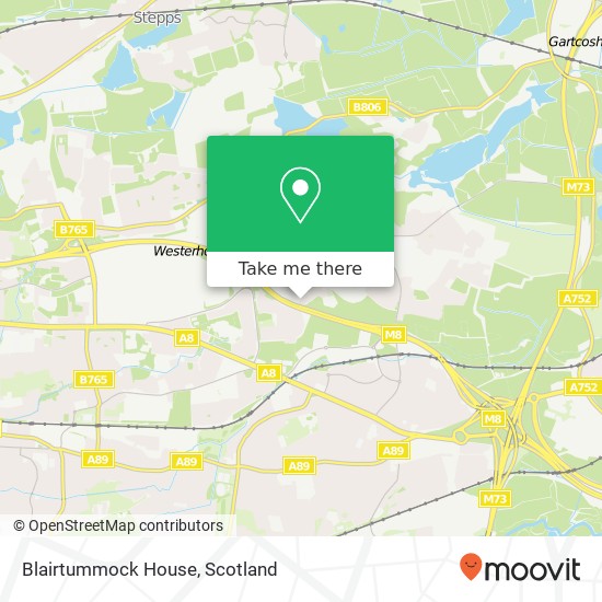 Blairtummock House map