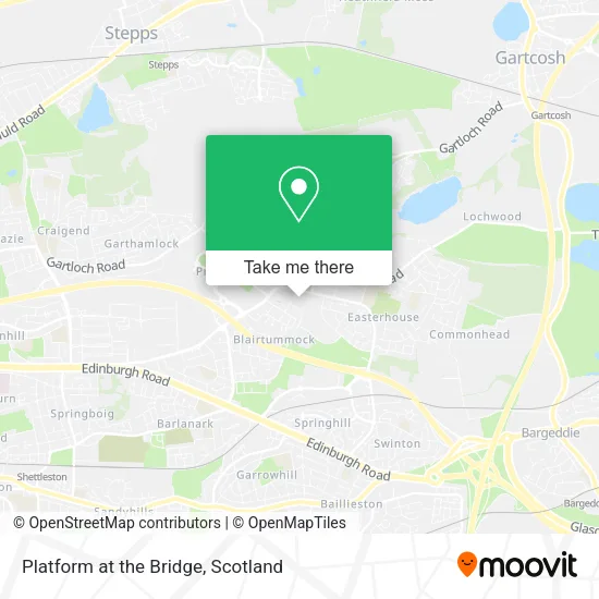 Platform at the Bridge map