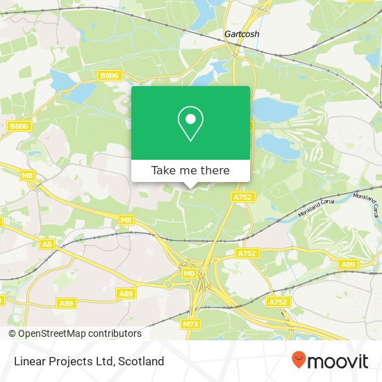 Linear Projects Ltd map