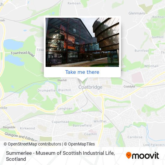 Summerlee - Museum of Scottish Industrial Life map