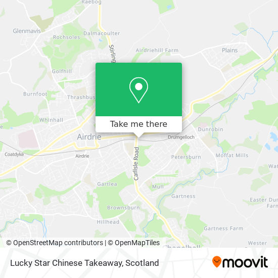 Lucky Star Chinese Takeaway map