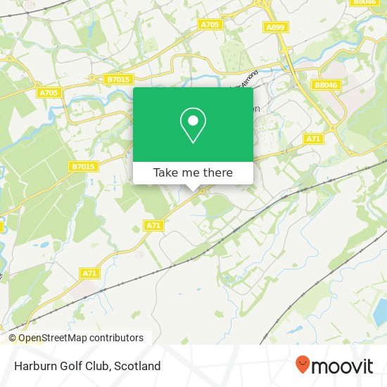 Harburn Golf Club map