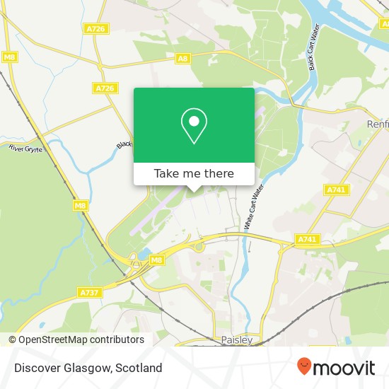 Discover Glasgow map