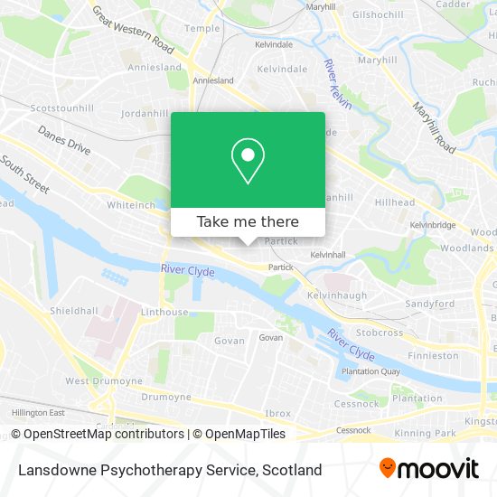 Lansdowne Psychotherapy Service map